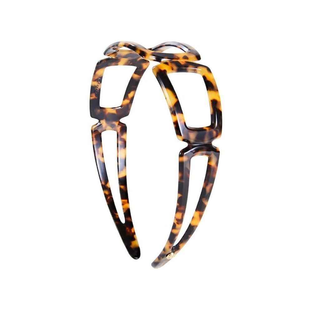 Tortoise Shell Headband Women Wide Hollow Non-slip Comfortable Fashion Acetate